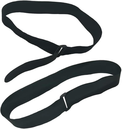 1"x20FT Hook and Loop Straps, with 30 Plastic Buckles, Adjustable Fastening Cable Straps, Cut-to-Length Cinch Strap, Reusable Nylon Securing Cord Ties for Organizer or Storage - Black