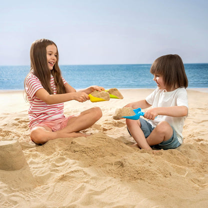 Beach Sand Shovels for Kids - 4 Packs Shovels Colorful Scoops Travel Sand Toys for Toddlers Kids Outdoor Digging Play, Heavy Duty Plastic Garden Planting Shovels Spades Sets Sandbox Toys