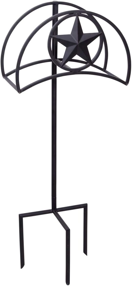 123-KD Star Hose Stand, Black