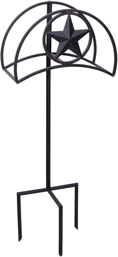 123-KD Star Hose Stand, Black