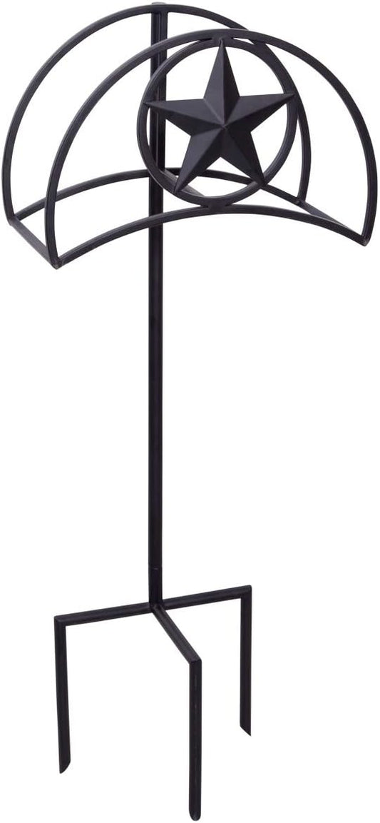 123-KD Star Hose Stand, Black
