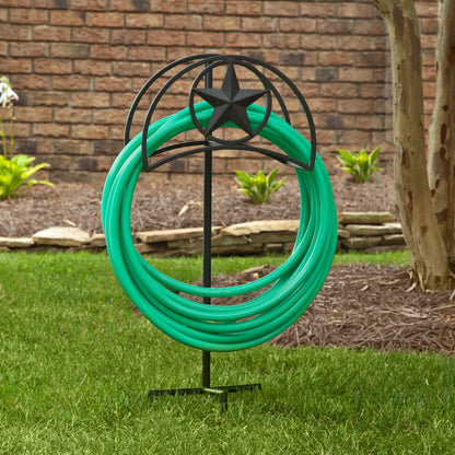 123-KD Star Hose Stand, Black