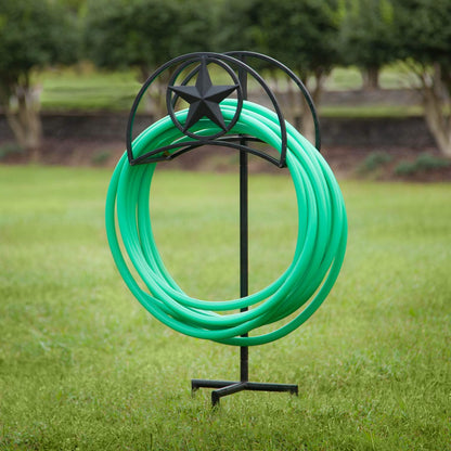 123-KD Star Hose Stand, Black