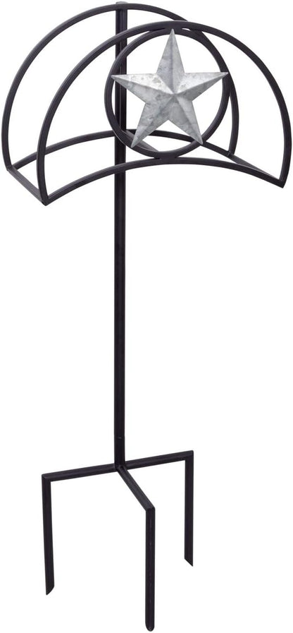 123-KD Star Hose Stand, Black