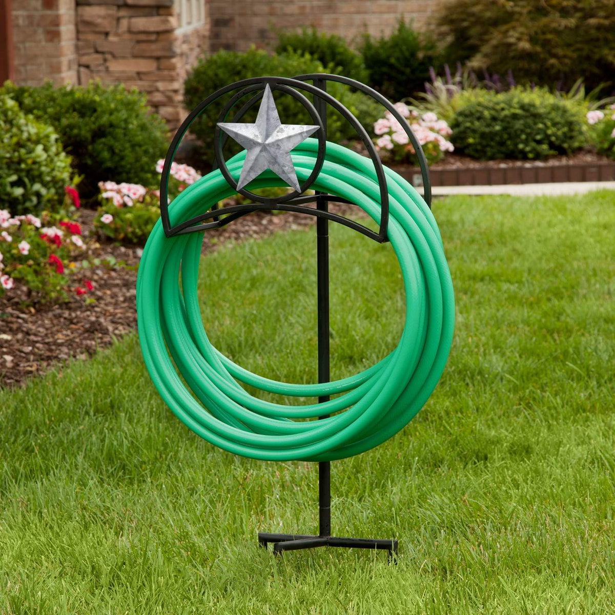 123-KD Star Hose Stand, Black