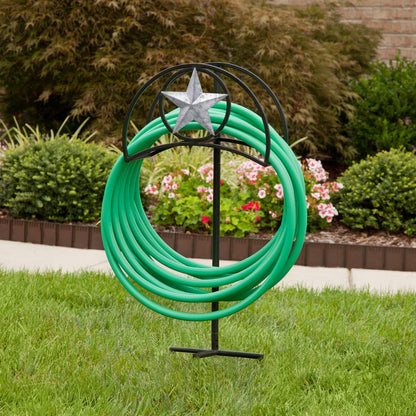 123-KD Star Hose Stand, Black