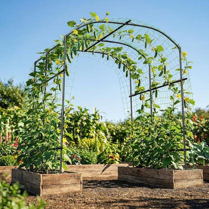 87in H Tall Garden Arch Trellis for Climbing Plants Outdoor