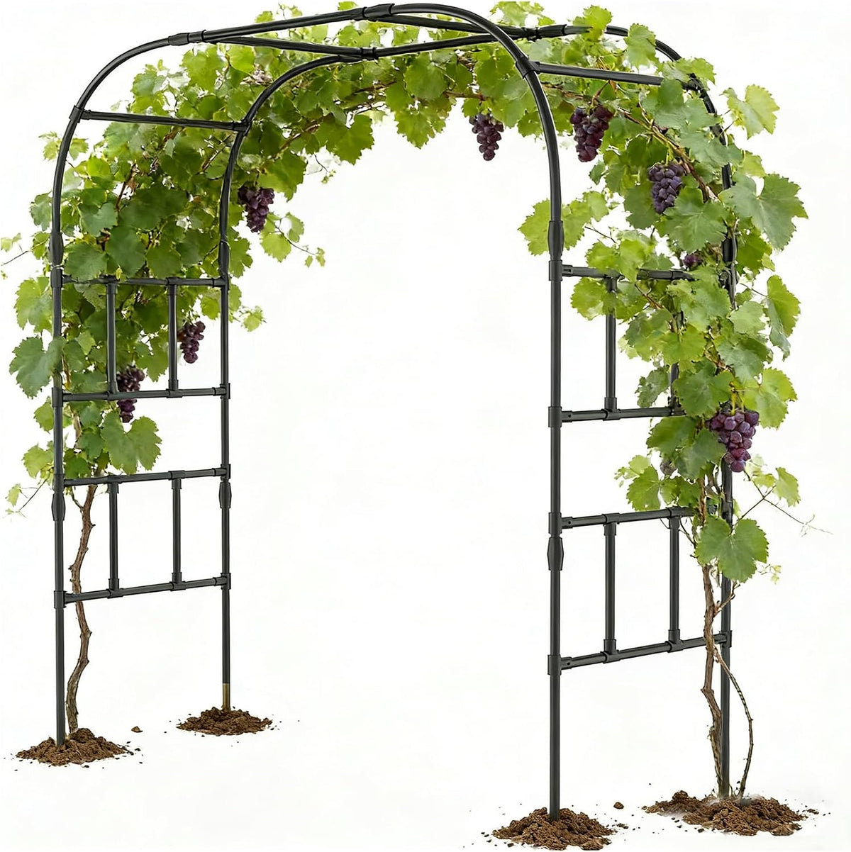 87in H Tall Garden Arch Trellis for Climbing Plants Outdoor