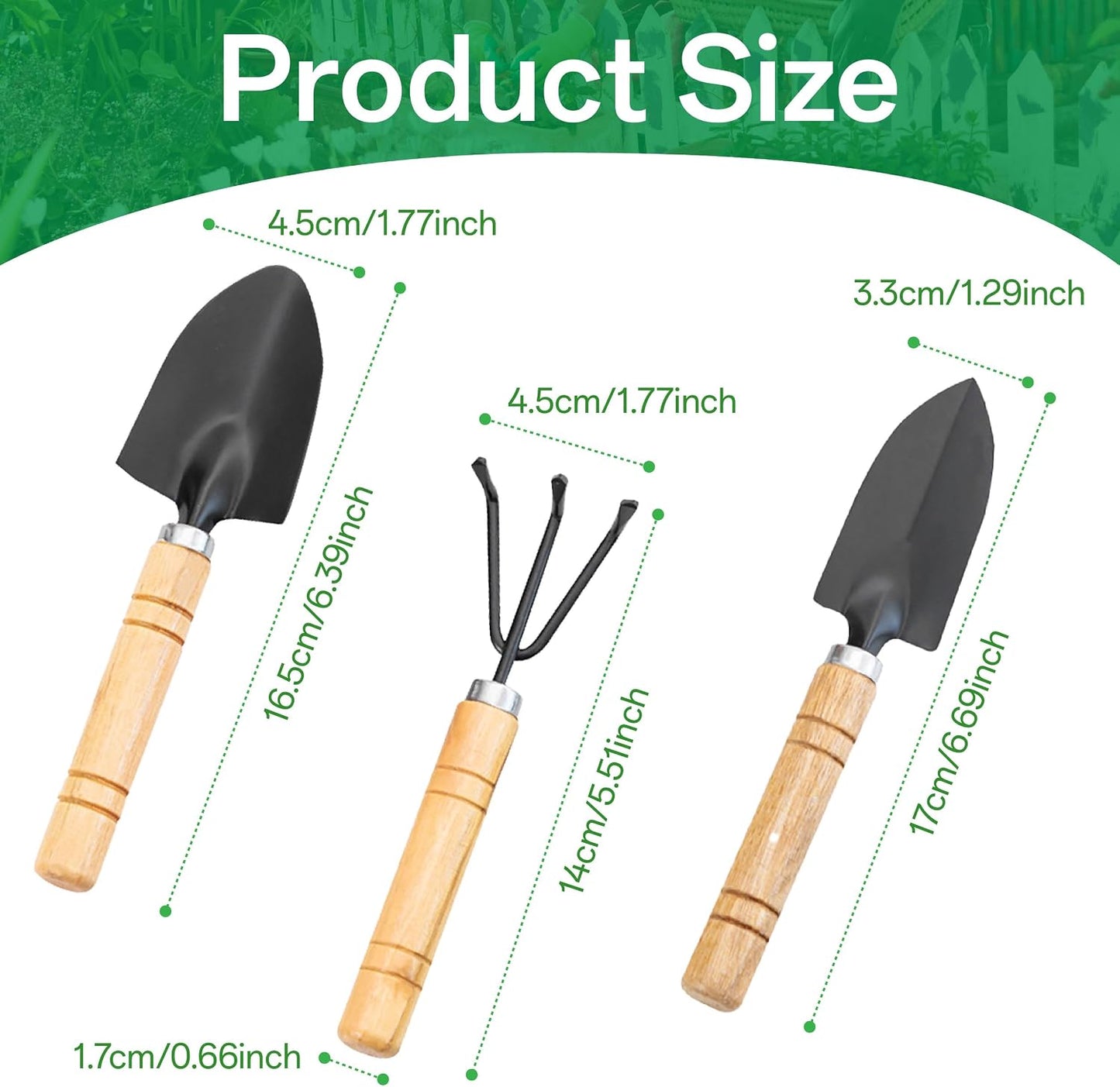 5-Piece Gardening Tool Set with Repotting Mat, Mini Garden Tools for Indoor Plants, Waterproof Potting Mat, Garden Gifts for Women & Men, Succulent Tools Set