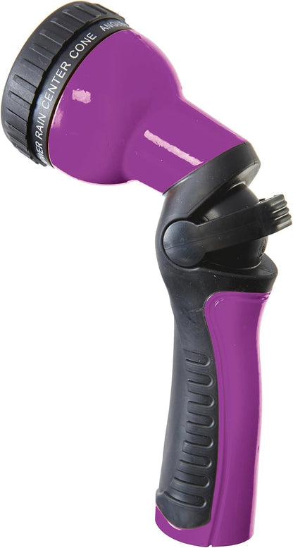 One Touch Revolution 9 Pattern Spray Gun with Thumb Control Water Flow, Perfect for Water Restricted Areas when Watering Plants, Pots, Baskets, Vegetables, Orange