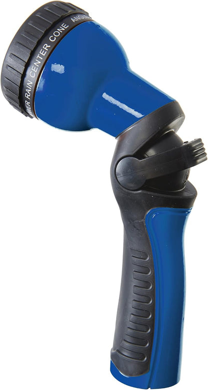 One Touch Revolution 9 Pattern Spray Gun with Thumb Control Water Flow, Perfect for Water Restricted Areas when Watering Plants, Pots, Baskets, Vegetables, Orange