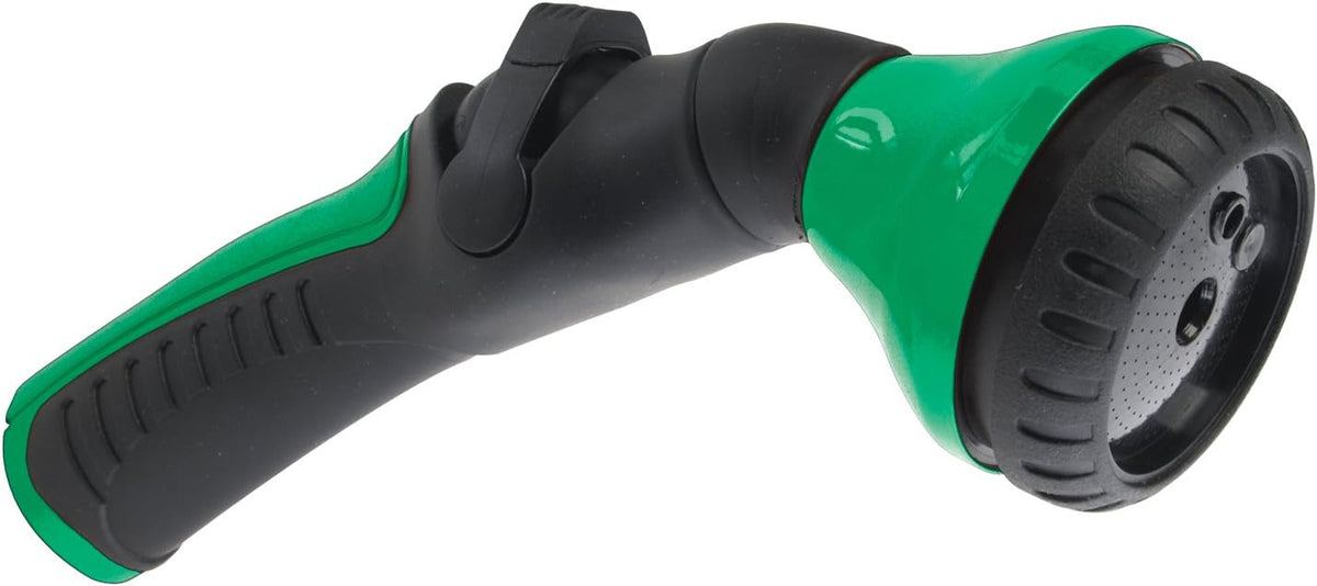 One Touch Revolution 9 Pattern Spray Gun with Thumb Control Water Flow, Perfect for Water Restricted Areas when Watering Plants, Pots, Baskets, Vegetables, Orange