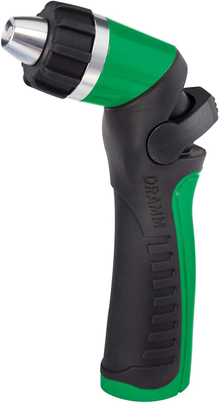 One Touch Revolution 9 Pattern Spray Gun with Thumb Control Water Flow, Perfect for Water Restricted Areas when Watering Plants, Pots, Baskets, Vegetables, Orange