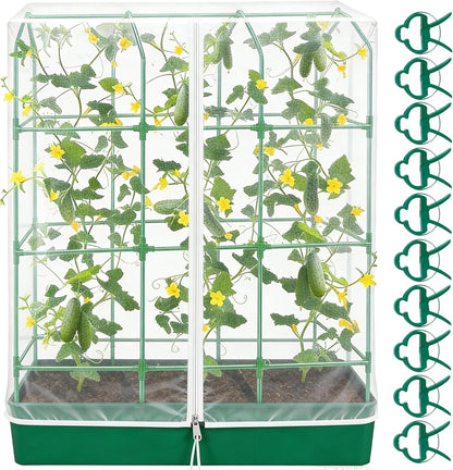 52" x 18'' x 66'' Garden Bird Netting Plant Cover for Cucumber Trellis