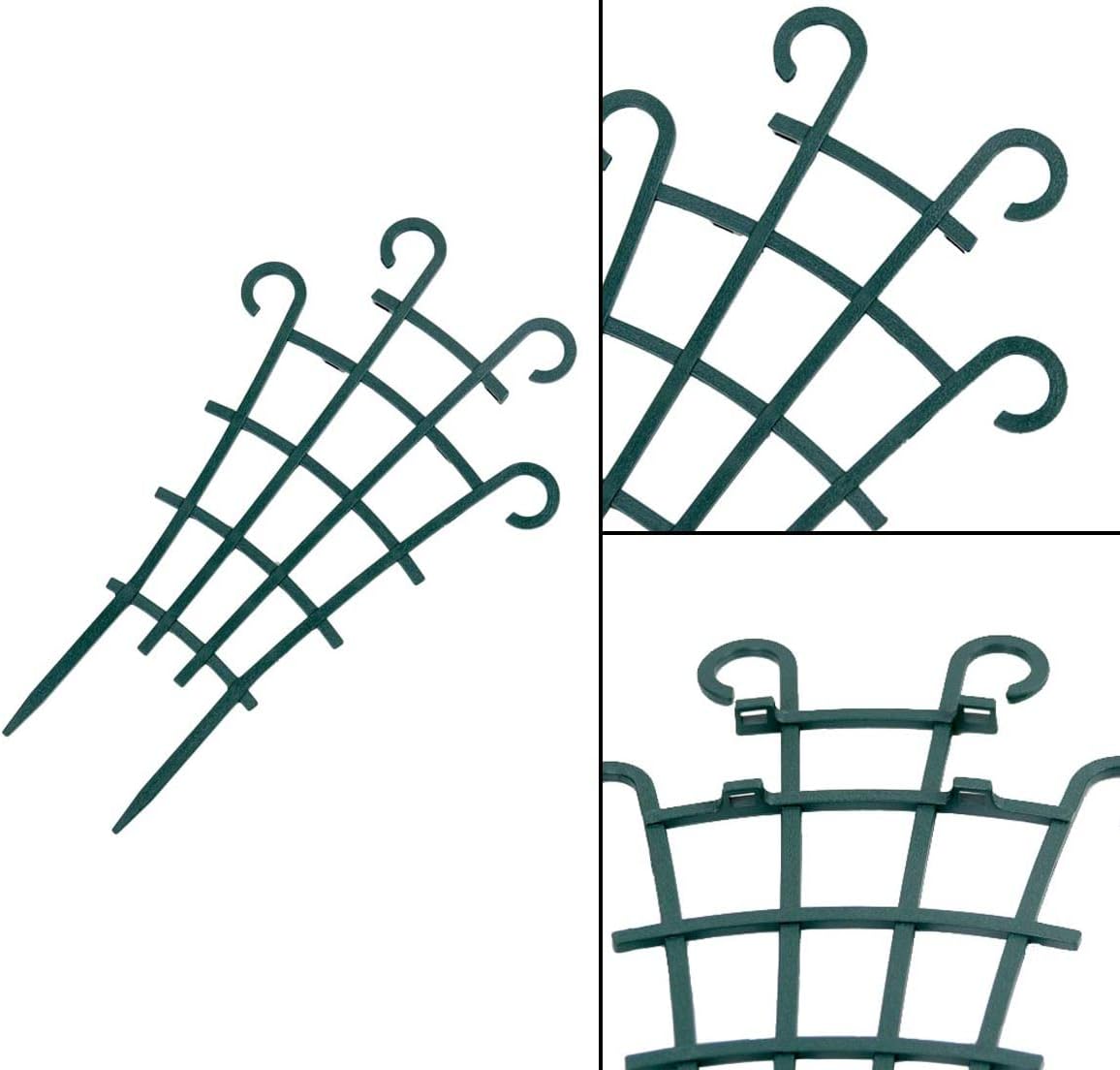 Trellis for Potted Plants, 4Pcs Stackable Small Indoor Plant Trellis