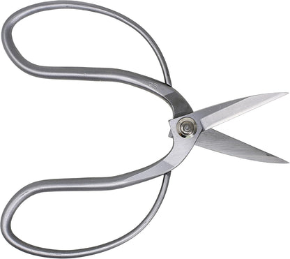 Bonsai Scissors Made in Japan 7.5", Japanese Stainless Steel Blade, Traditional Bonsai Shears for Pruning and Trimming