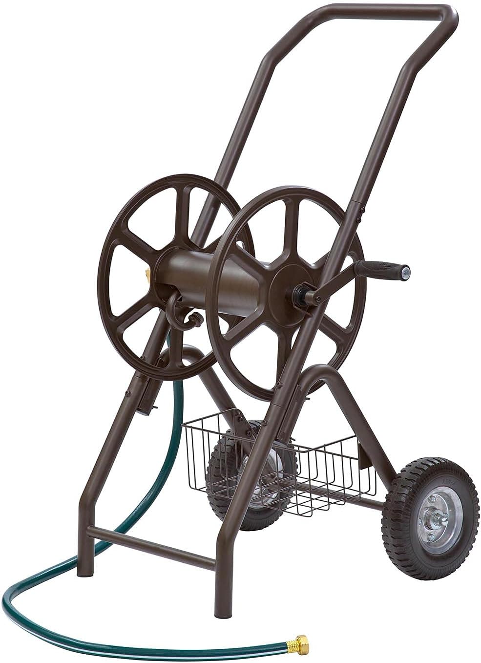302 Two Wheel Hose Cart, Bronze