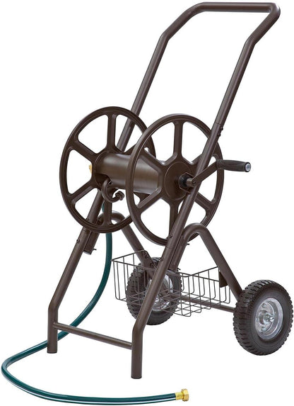 302 Two Wheel Hose Cart, Bronze