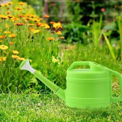 1 Gallon Watering Can for Plants, Garden Water Can with Detachable Long Spout, Easy-Pour Plastic Watering Can for Indoor Outdoor Use in Patio Lawn (Blue)