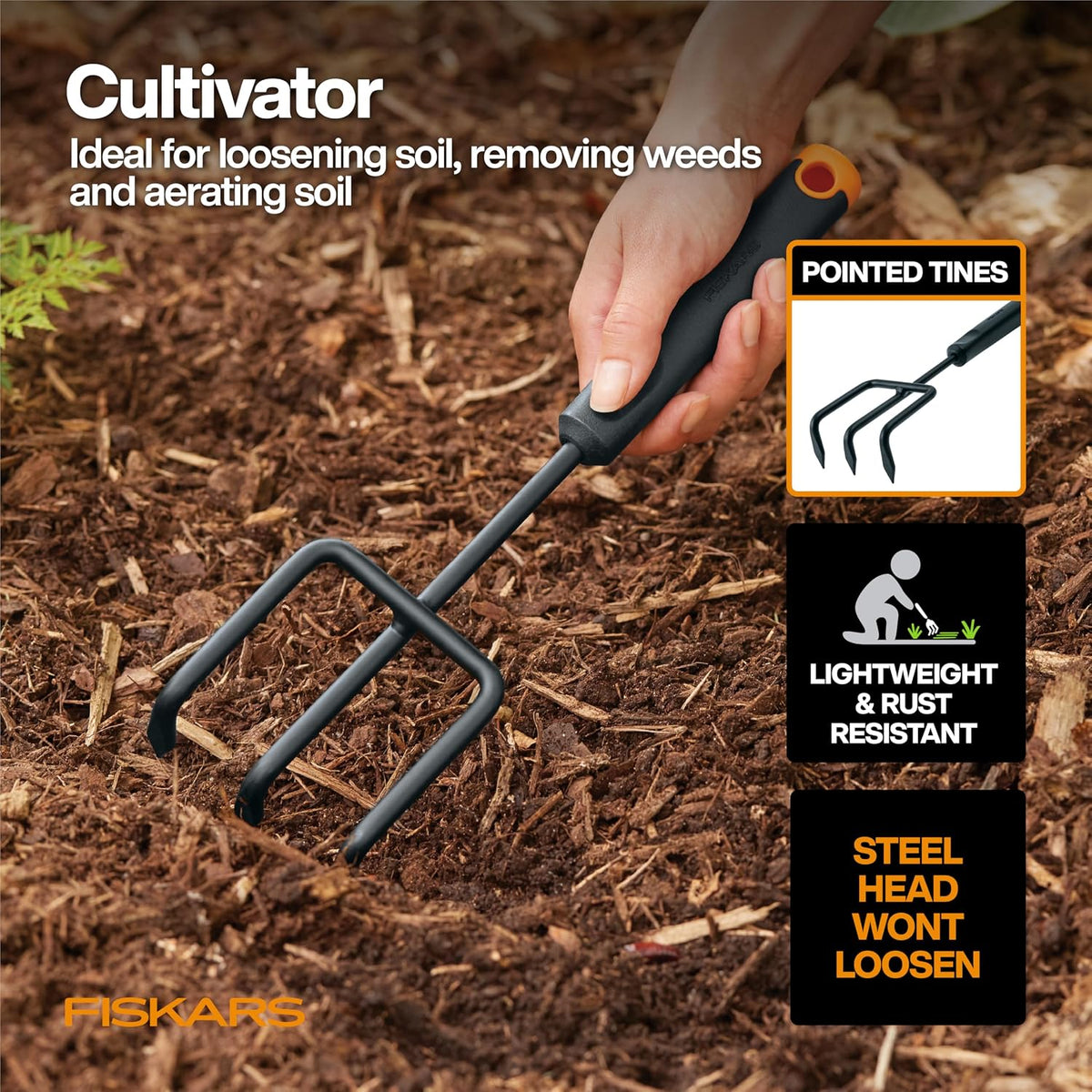 6-Piece Vegetable Gardening Essentials Tool Set w/Garden Shears