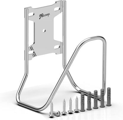 Garden Hose Holder, Stainless Steel Wall Mount for Water Hose & Extension Cords, Heavy Duty & Rust Proof