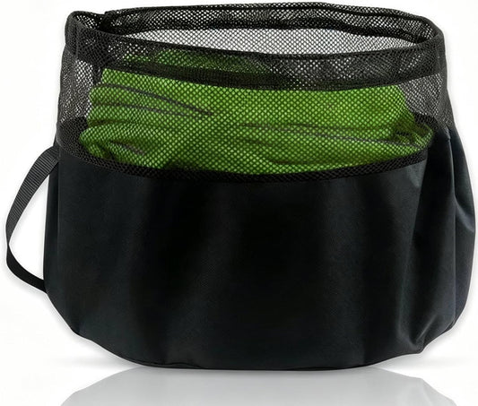 Rv Hose Storage Bag, Garden Hose Holder Storage Bag Rv Cable Storage Carry Organizer Water Hose Bag Nylon Electrical Cords Cable Storage Carry Bag （15.7 * 12.2in