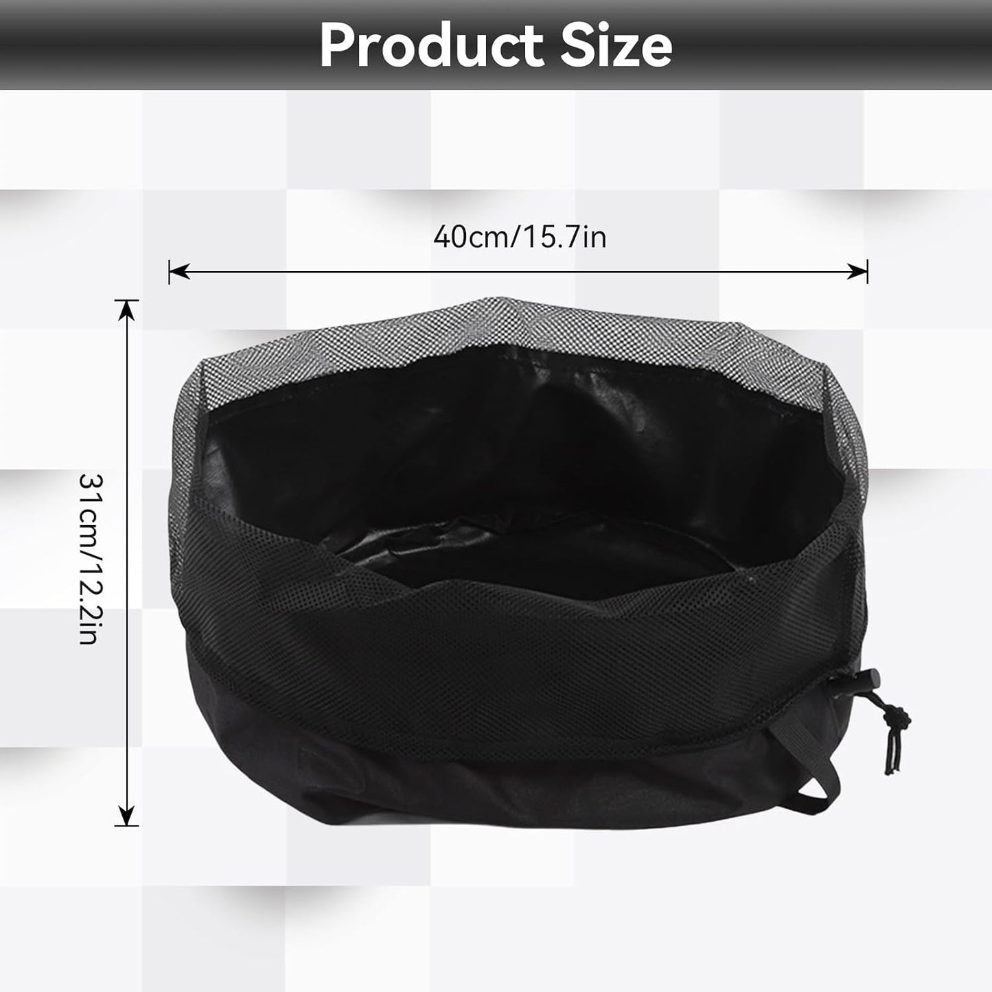 Rv Hose Storage Bag, Garden Hose Holder Storage Bag Rv Cable Storage Carry Organizer Water Hose Bag Nylon Electrical Cords Cable Storage Carry Bag （15.7 * 12.2in