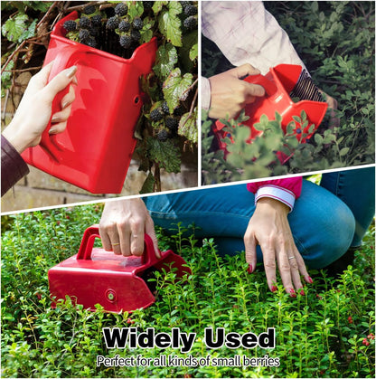 2 Pack Berry Pickers, with Metallic Comb and Ergonomic Handle