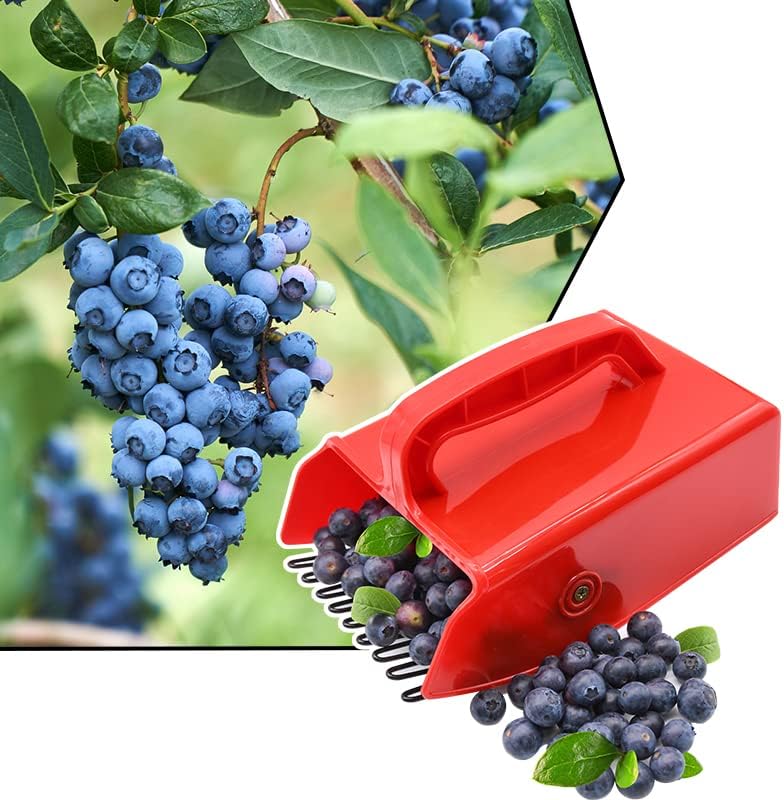 2 Pack Berry Pickers, with Metallic Comb and Ergonomic Handle