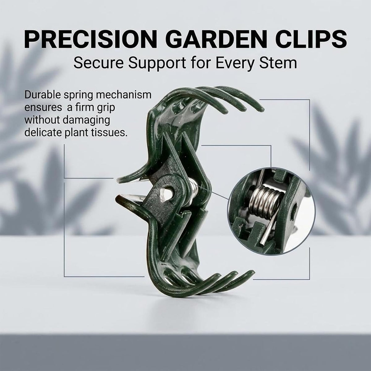 200 PCS Plant Clips - Orchid Clips for Vines, Stakes and Trellises
