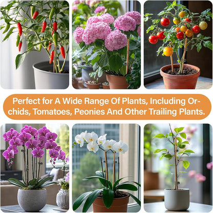 200 PCS Plant Clips - Orchid Clips for Vines, Stakes and Trellises