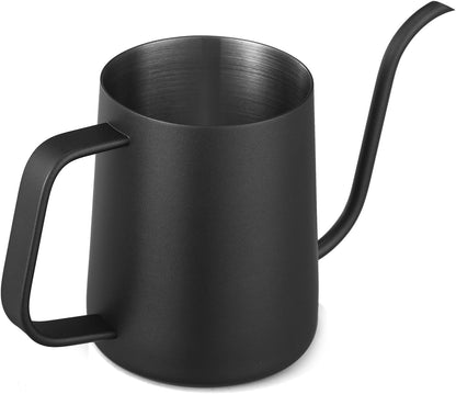 Small Watering Can for Indoor Plants - 20 oz Mini Indoor Watering Can with Long Spout Gooseneck Rust-Proof Stainless Steel Tiny Watering Kettle for Small Plants