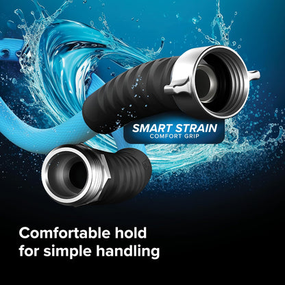 EVOFlex 4-Ft RV Drinking Water Hose - Features Extra Flexible Design w/Stainless Steel Strain Relief Ends - Lead-Free, BPA-Free and Phthalate-Free - 5/8” ID (22590)