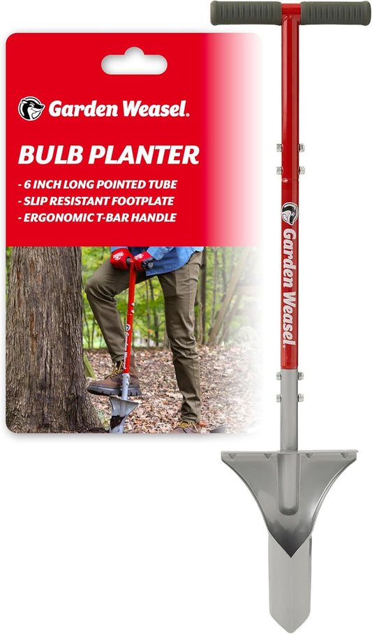 Bulb Planter Tool Long Handle for Spring Fall Bulbs Sod
