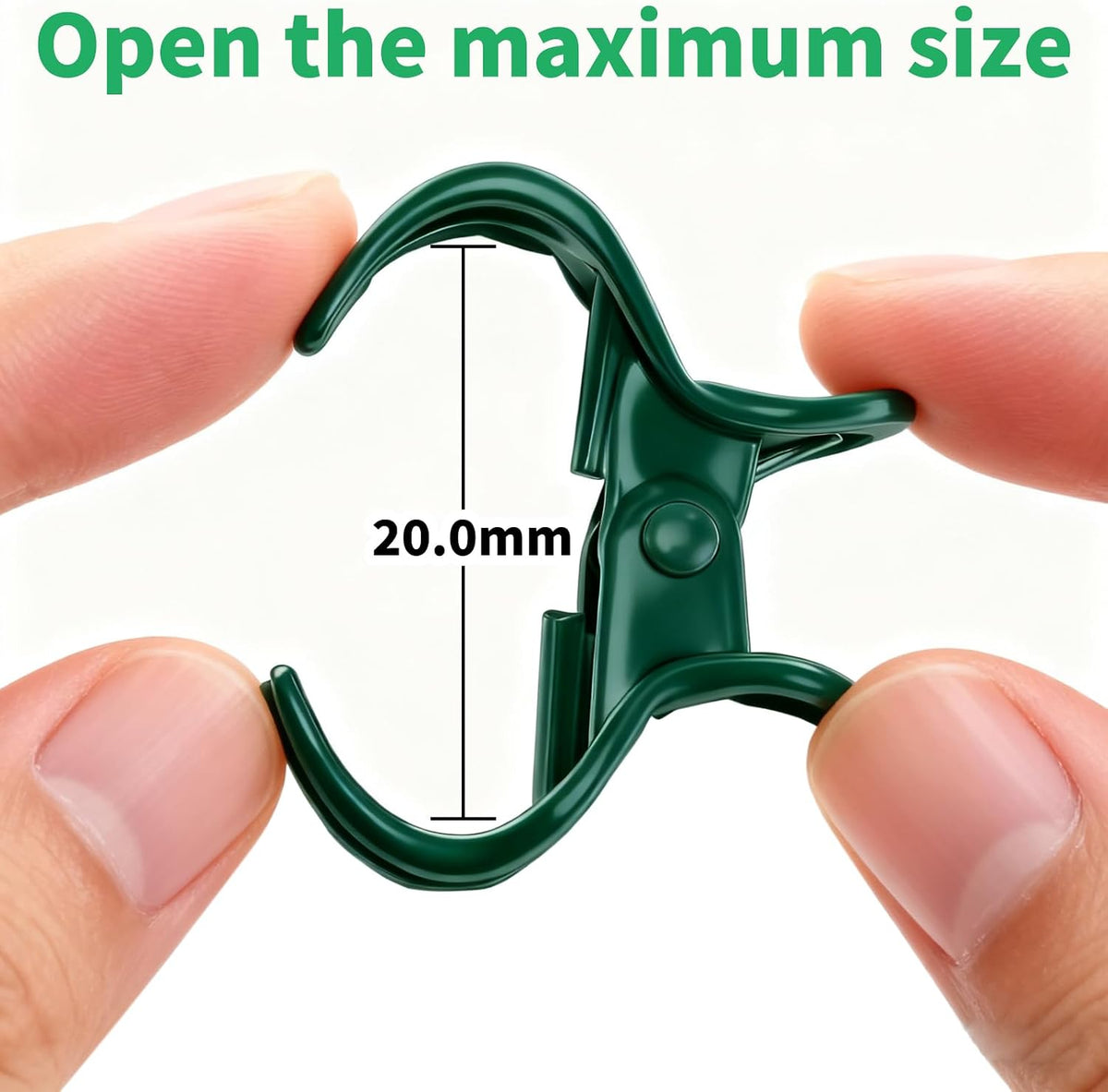70 Pcs Plant Clips Orchid Clips Plants Orchid Support Clips Flower Vine Clips for Supporting Stems Vines Stalks Climbing Plant Grow Upright
