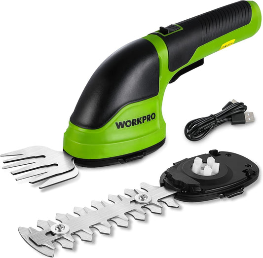 3.6V Cordless Grass Shear & Shrubbery Trimmer, Green