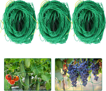 Trellis Netting for Climbing Plants, 2 Pack 5.9 ft x 16.4 ft Heavy Duty Garden Trellis Netting for Cucumber, Vine, Tomato, Plants Trellis Net for Climbing Vine Plants Fruits & Vegetables