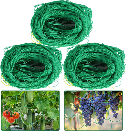 Trellis Netting for Climbing Plants, 2 Pack 5.9 ft x 16.4 ft Heavy Duty Garden Trellis Netting for Cucumber, Vine, Tomato, Plants Trellis Net for Climbing Vine Plants Fruits & Vegetables