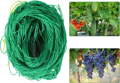 Trellis Netting for Climbing Plants, 2 Pack 5.9 ft x 16.4 ft Heavy Duty Garden Trellis Netting for Cucumber, Vine, Tomato, Plants Trellis Net for Climbing Vine Plants Fruits & Vegetables