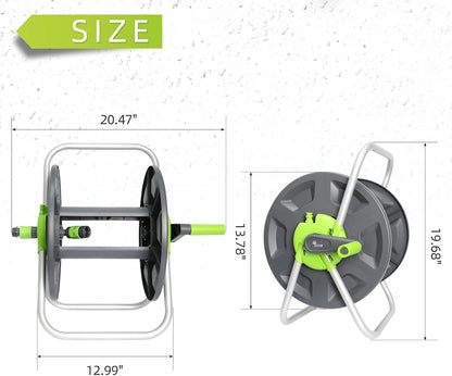 Water Hose Reel,Holds 65-100 Ft of 5/8 Inch