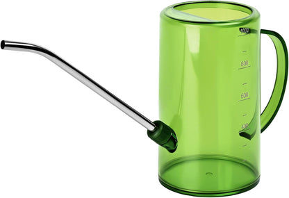 Plastic Watering Can - with Long Spout - 1/4 Gallon - 34 Oz - White