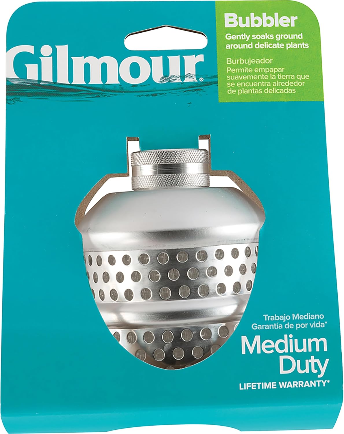 Metal Bubbler Sprinkler, Garden Spot Sprinkler for Small Areas, Aluminum Diffuser Flood Nozzle for Delicate Watering