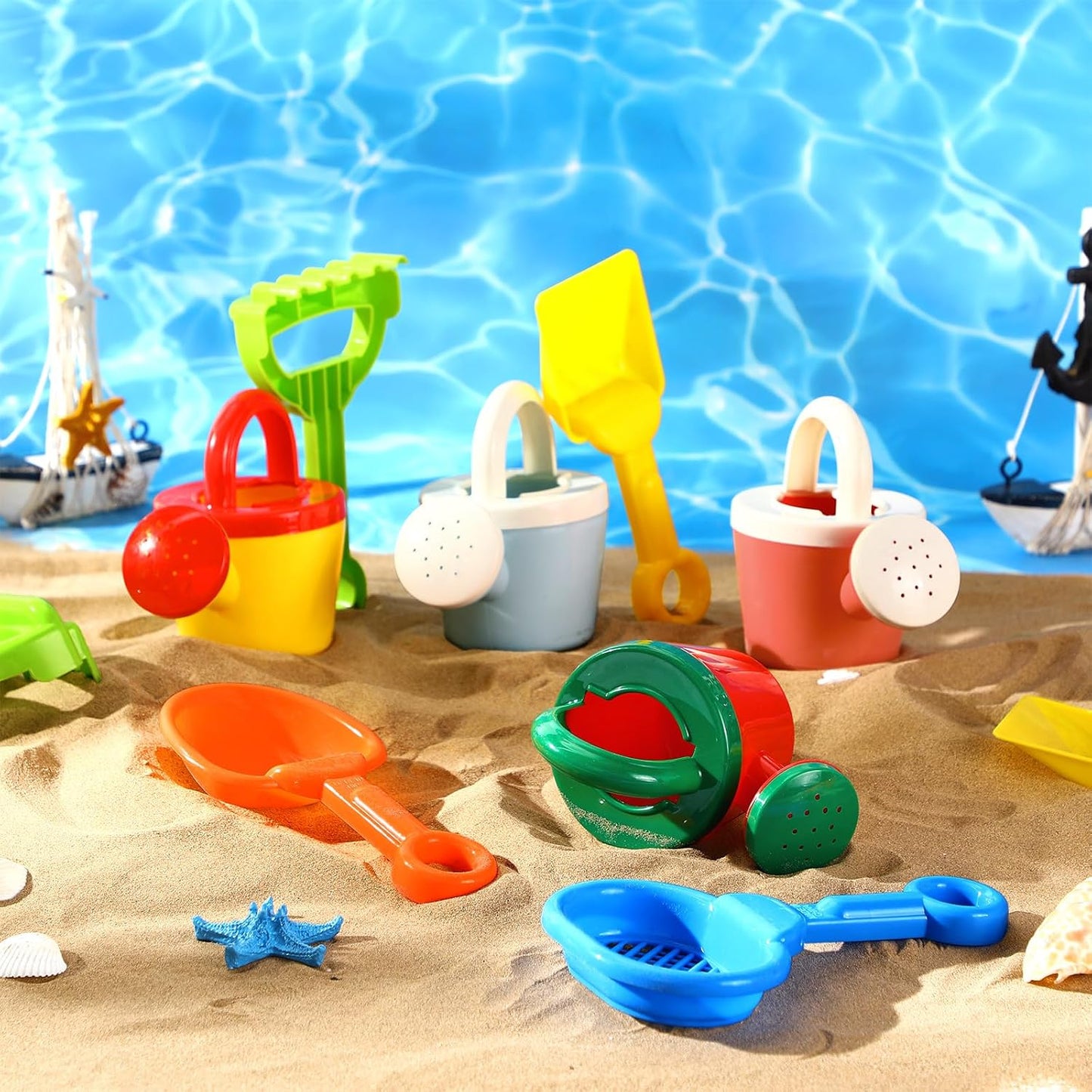 24 Pcs Kids Watering Can and Sand Toy Set
