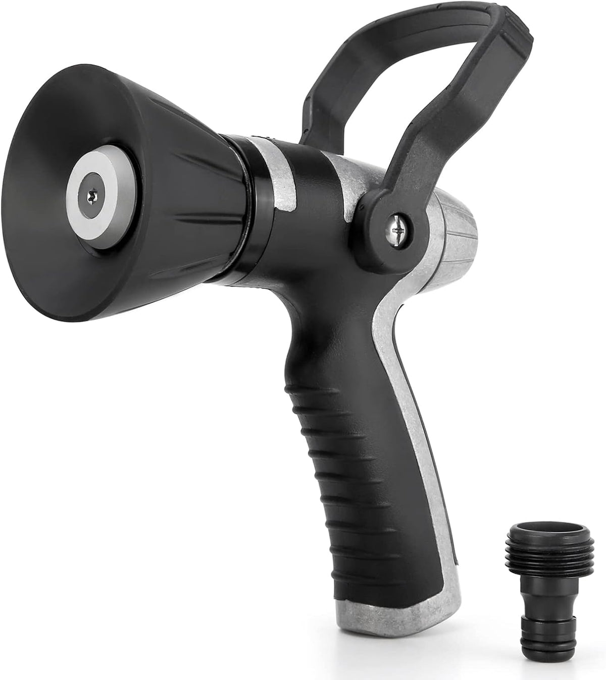 Garden Hose Nozzle, Heavy Duty Metal Hose Sprayer Nozzle Hose Sprayer Water Hose Nozzle Perfect for Cleaning, Watering Garden Street, Washing Cars, Bathing Pets