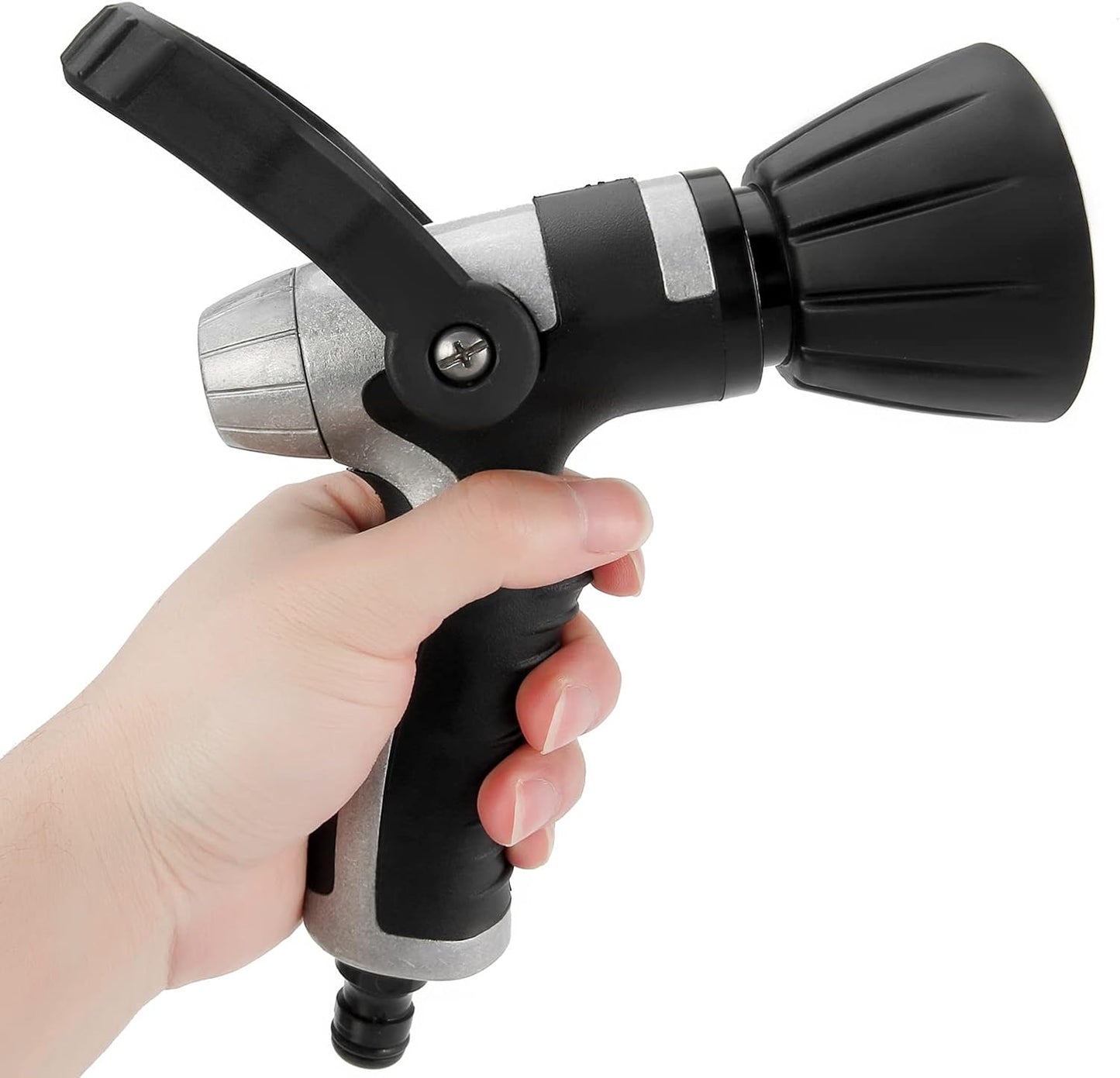 Garden Hose Nozzle, Heavy Duty Metal Hose Sprayer Nozzle Hose Sprayer Water Hose Nozzle Perfect for Cleaning, Watering Garden Street, Washing Cars, Bathing Pets