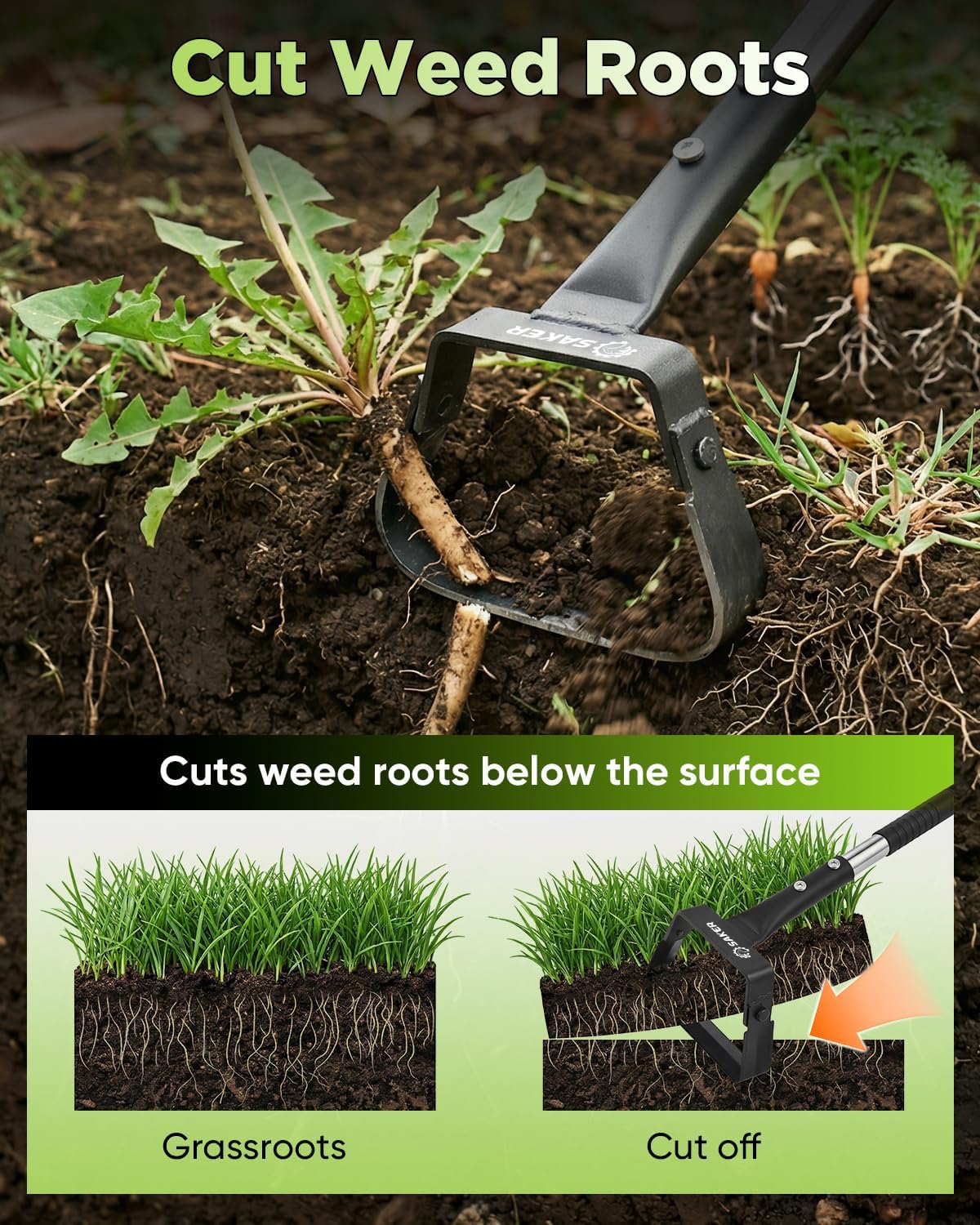 Mini Hand Stirrup Hoe for Precision Weeding