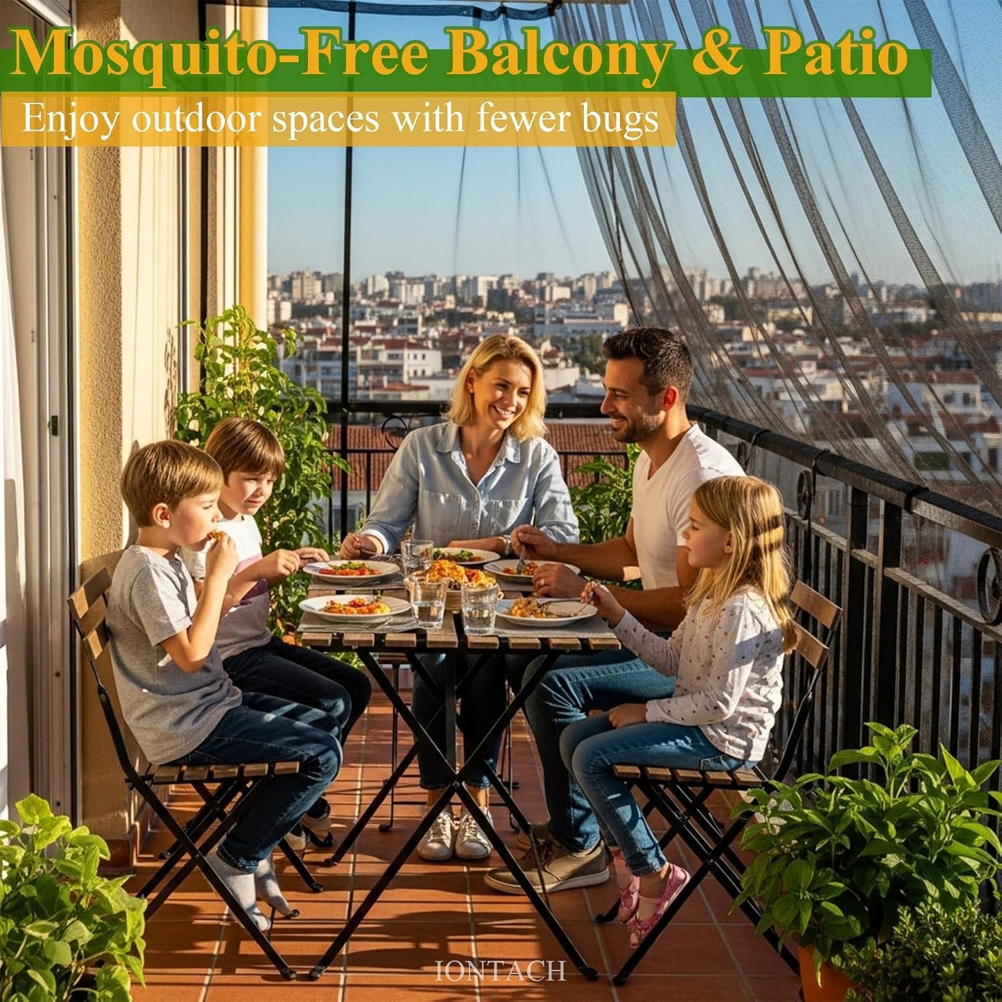 10 X 20 Ft Mosquito Netting for Garden Patio, Black