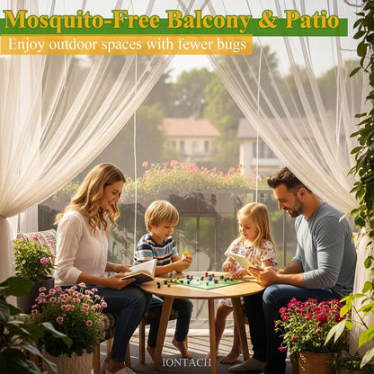 10 X 20 Ft Mosquito Netting for Garden Patio, Black