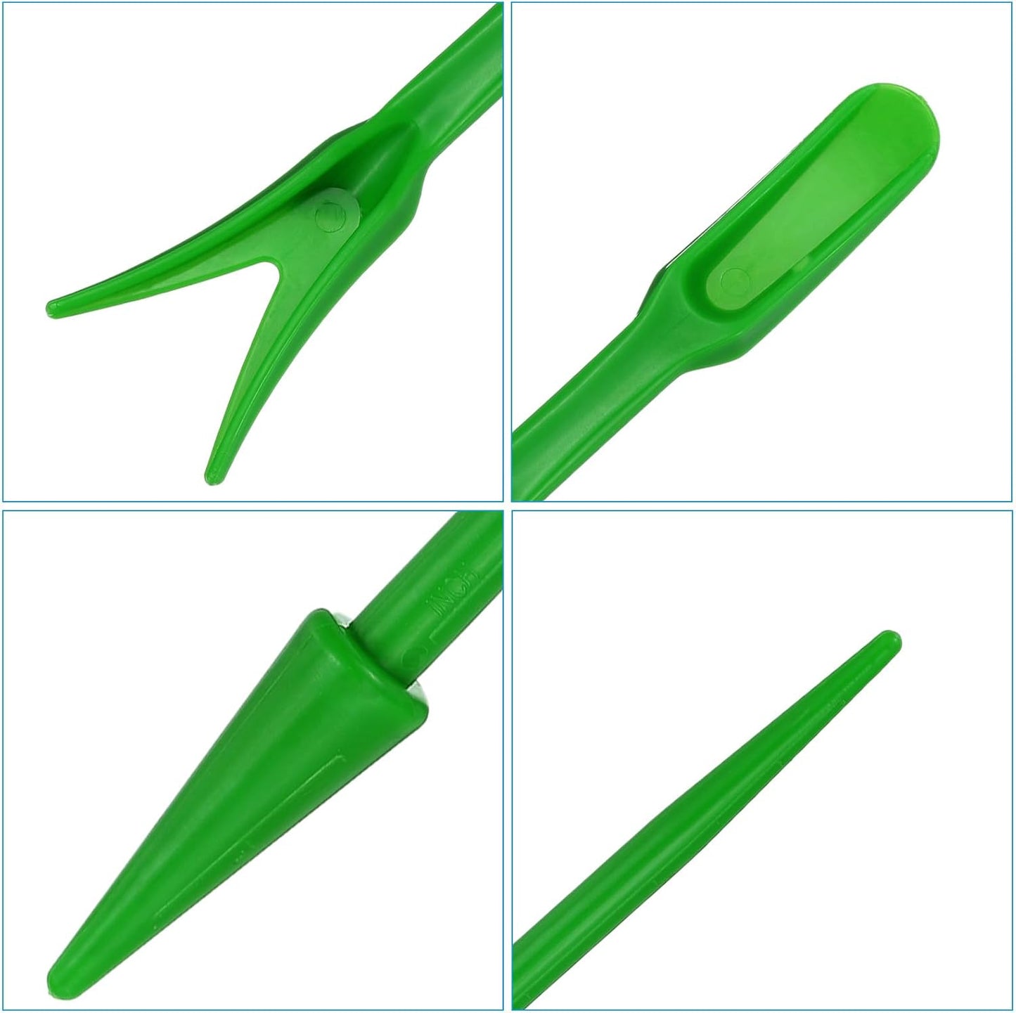 Mini Garden Hand Succulent Transplanting Tools, 6 Pack Digging Planting Widger Dibber Tools for Bonsai Plant Care DIY, Black