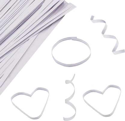 600 Pcs 5" White Paper Twist Ties Bread Ties White Twist Ties Twisty-Ties Bag Ties Twist Ties for Bags Bread Wire Ties Twist Tie for Party Cello Candy Bread Coffee Bags Cake Pops